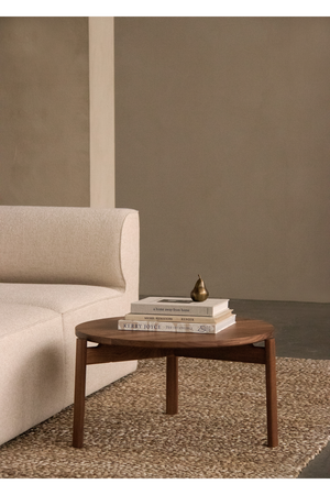 Round Wooden Lounge Table | Audo Copenhagen Passage | Oroa.com