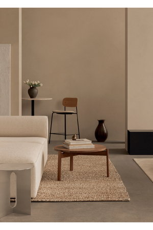 Round Wooden Lounge Table | Audo Copenhagen Passage | Oroa.com