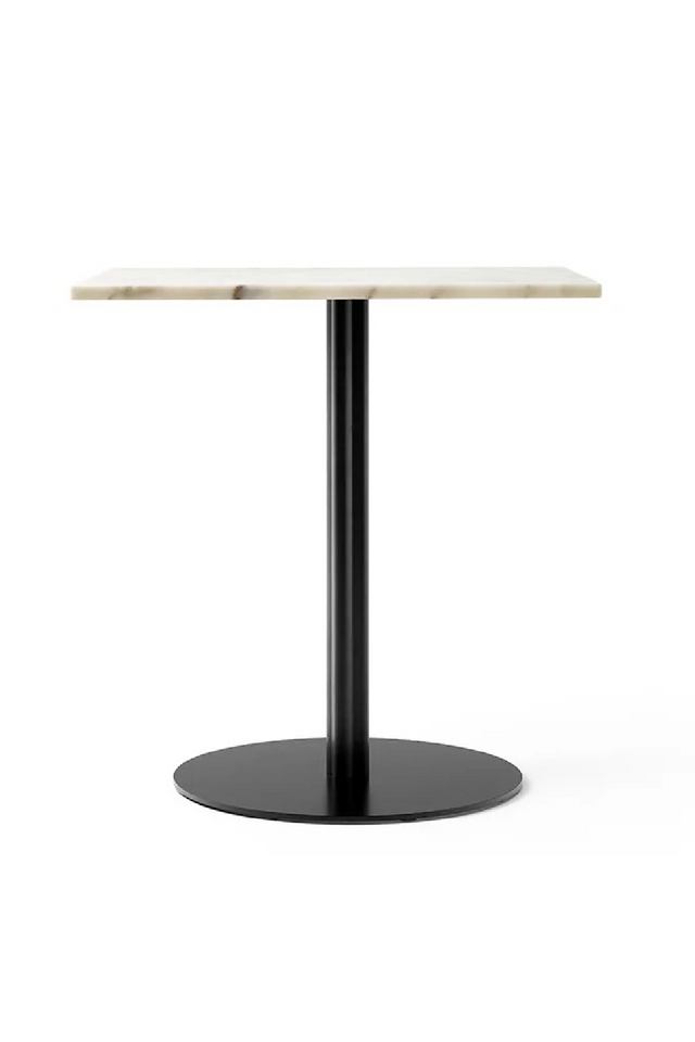 Round-Base Rectangular Dining Table | Audo Copenhagen Harbour Column | Oroa.com