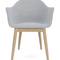 Wooden Base Upholstered Dining Chair | Audo Copenhagen Harbour | Oroa.com