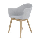 Wooden Base Upholstered Dining Chair | Audo Copenhagen Harbour