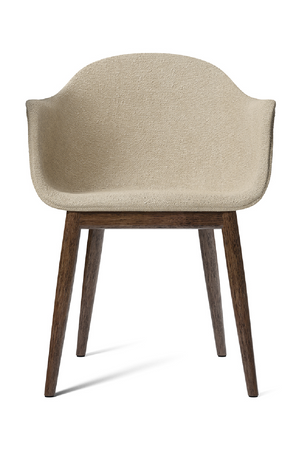 Wooden Base Upholstered Dining Chair | Audo Copenhagen Harbour | Oroa.com