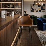 Upholstered Shell Counter Chair | Audo Copenhagen Harbour