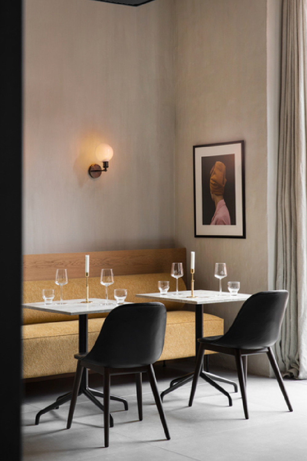 Wooden Base Side Dining Chair | Audo Copenhagen Harbour | Oroa.com