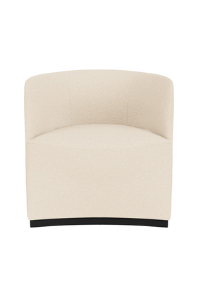 Beige Boucle Low-Back Club Chair | Audo Copenhagen Tearoom | Oroa.com