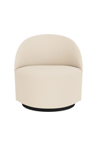 Swivel Upholstered Lounge Chair | Audo Copenhagen Tearoom | Oroa.com