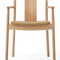 Upholstered Seat Oak Dining Armchair | Audo Copenhagen Merkur | Oroa.com