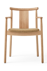 Upholstered Seat Oak Dining Armchair | Audo Copenhagen Merkur | Oroa.com