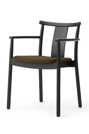 Upholstered Seat Oak Dining Armchair | Audo Copenhagen Merkur | Oroa.com