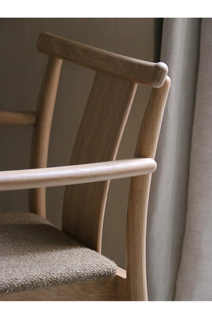 Solid Oak Dining Armchair | Audo Copenhagen Merkur | Oroa.com