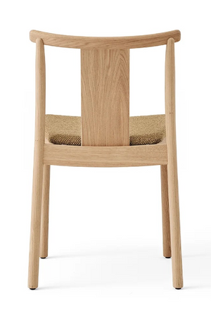 Upholstered Seat Oak Dining Chair | Audo Copenhagen Merkur | Oroa.com
