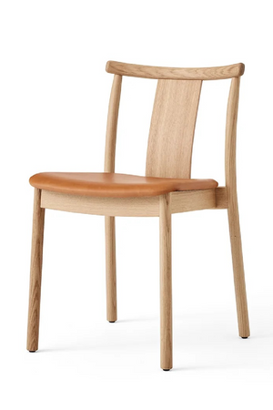 Upholstered Seat Oak Dining Chair | Audo Copenhagen Merkur | Oroa.com