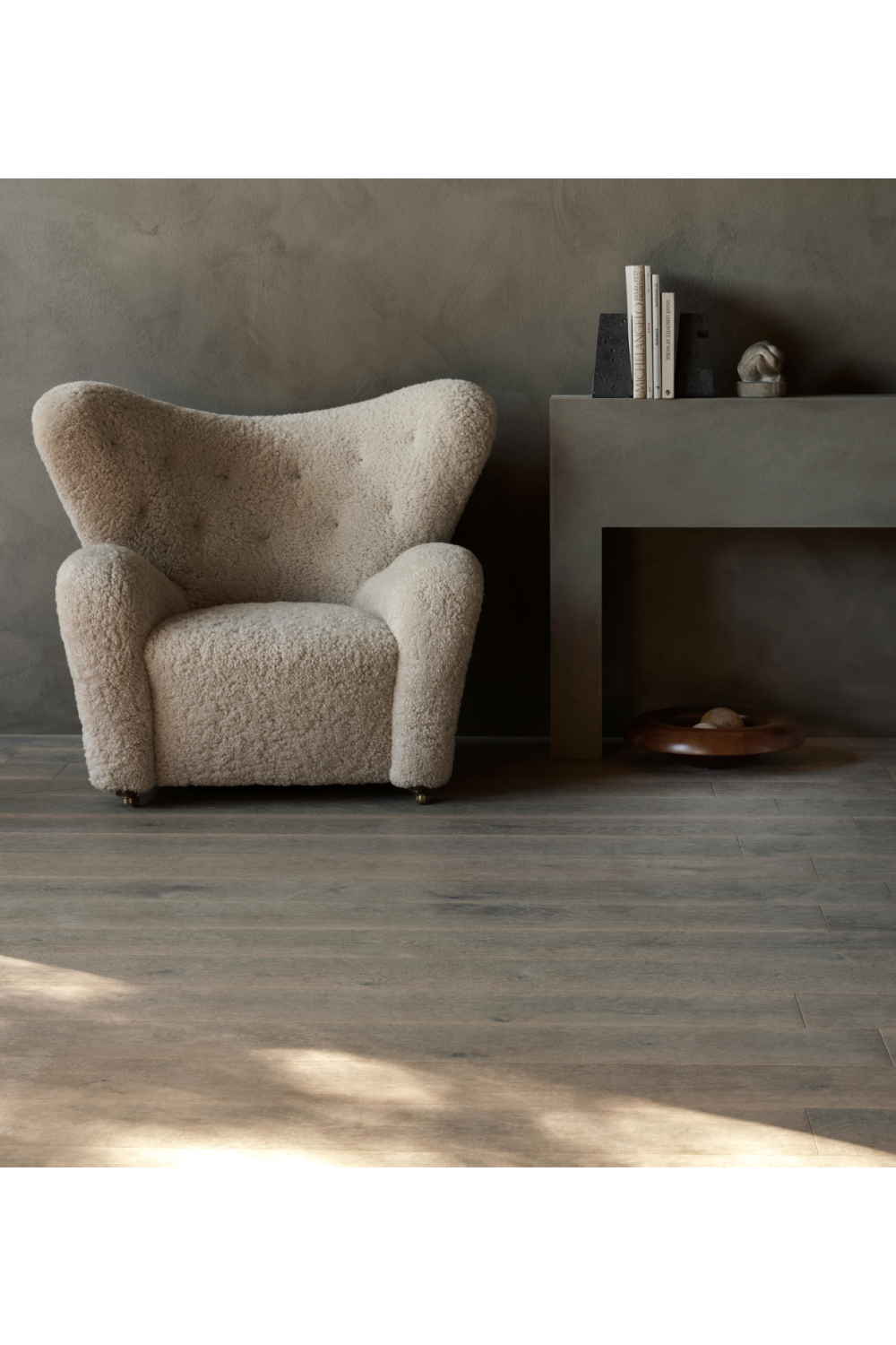 Modern Wingback Lounge Chair | Audo Copenhagen The Tired Man | Oroa.com