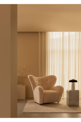 Modern Wingback Lounge Chair | Audo Copenhagen The Tired Man | Oroa.com