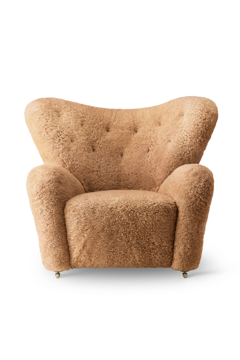 Modern Wingback Lounge Chair | Audo Copenhagen The Tired Man | Oroa.com