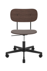 Aluminum Base Oak Swivel Chair | Audo Copenhagen Co Task