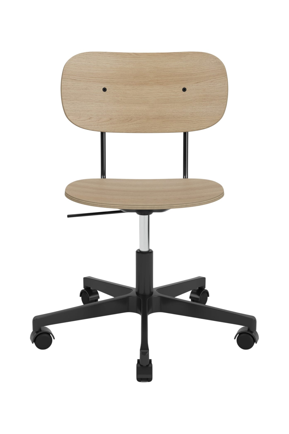 Aluminum Base Oak Swivel Chair | Audo Copenhagen Co Task