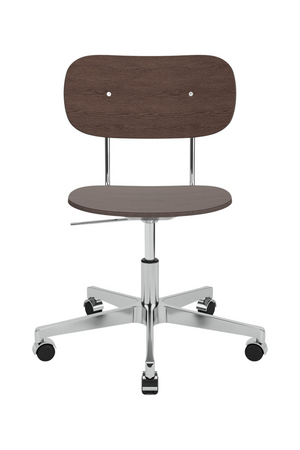 Aluminum Base Oak Swivel Chair | Audo Copenhagen Co Task