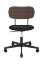 Wooden-Back Swivel Office Chair | Audo Copenhagen Co | Oroa.com