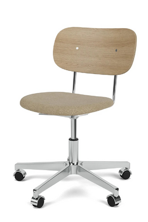 Oak-Back Swivel Office Chair | Audo Copenhagen Co | Oroa.com