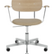 Padded Seat Aluminum Swivel Armchair | Audo Copenhagen Co | Oroa.com