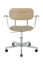 Padded Seat Aluminum Swivel Armchair | Audo Copenhagen Co | Oroa.com