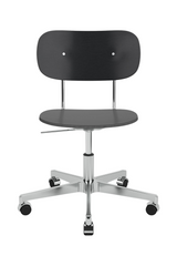 Aluminum Base Oak Swivel Chair | Audo Copenhagen Co Task