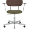 Padded Seat Aluminum Swivel Armchair | Audo Copenhagen Co | Oroa.com