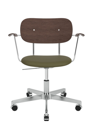 Padded Seat Aluminum Swivel Armchair | Audo Copenhagen Co | Oroa.com