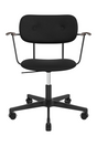 Upholstered Black Swivel Armchair | Audo Copenhagen Co | Oroa.com