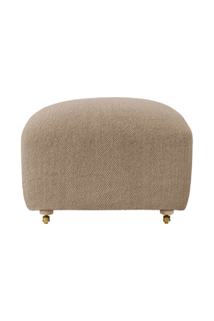 Oak Leg Upholstered Ottoman | Audo Copenhagen The Tired Man | Oroa.com