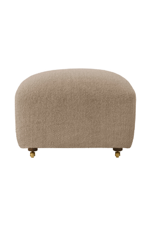 Oak Leg Upholstered Ottoman | Audo Copenhagen The Tired Man | Oroa.com
