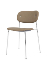 Chrome-Framed Upholstered Dining Chair | Audo Copenhagen Co | Oroa.com