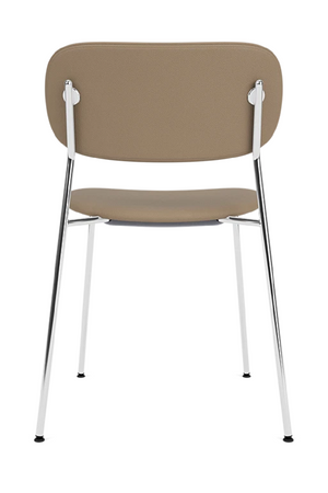 Chrome-Framed Upholstered Dining Chair | Audo Copenhagen Co | Oroa.com
