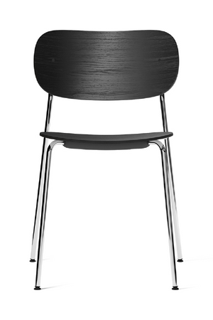 Chrome Base Oak Dining Chair | Audo Copenhagen Co | Oroa.com