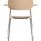 Chrome Base Oak Dining Armchair | Audo Copenhagen Co | Oroa.com