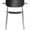 Chrome Base Oak Dining Armchair | Audo Copenhagen Co | Oroa.com