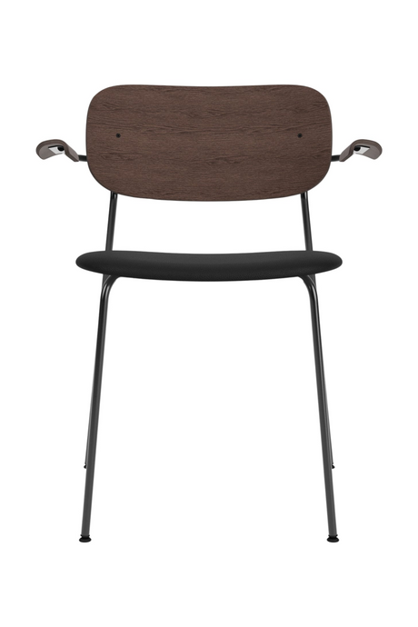 Black Framed Upholstered Dining Armchair | Audo Copenhagen Co | Oroa.com