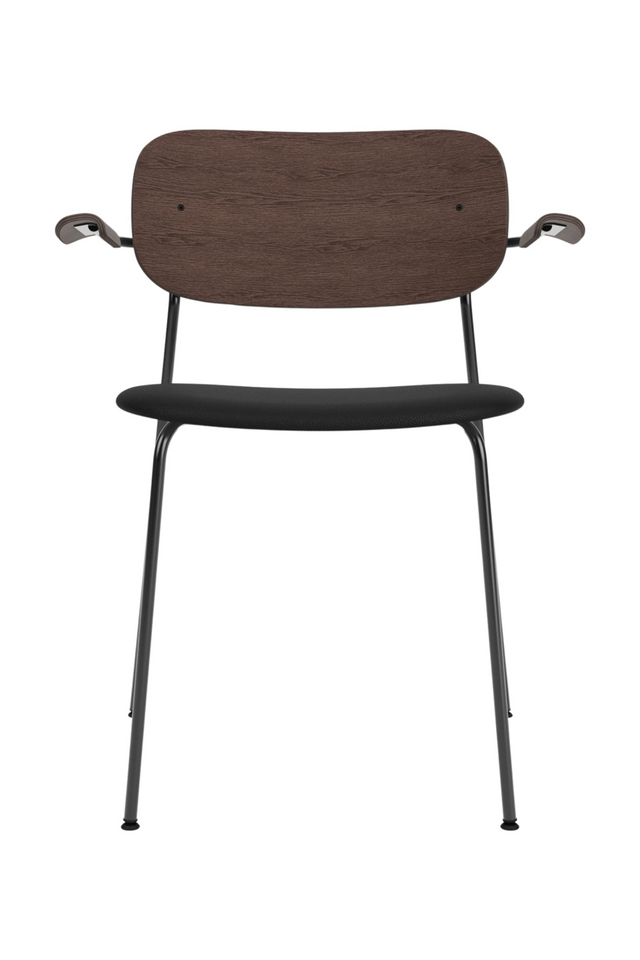 Black Framed Upholstered Dining Armchair | Audo Copenhagen Co | Oroa.com