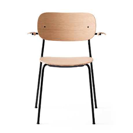 Black Framed Oak Dining Armchair | Audo Copenhagen Co | Oroa.com