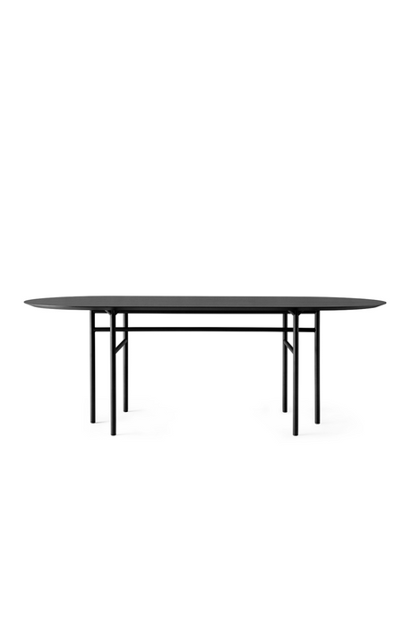 Oval Minimalist Dining Table | Audo Copenhagen Snaregade | Oroa.com