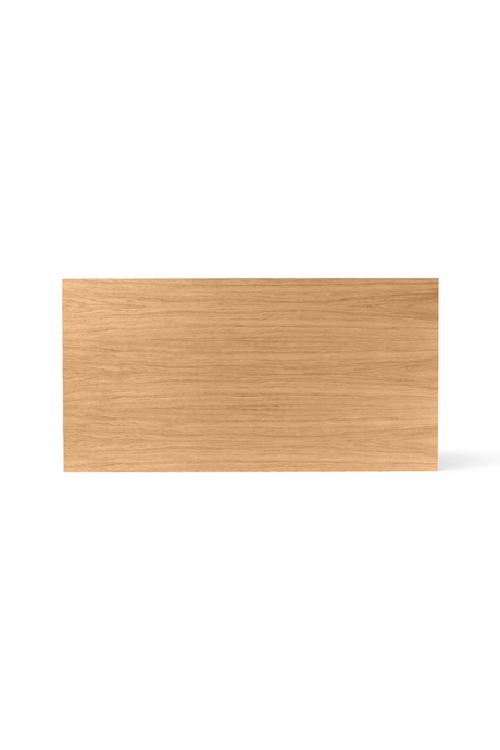Intersecting-Base Oak Dining Table | Audo Copenhagen Androgyne | Oroa.com