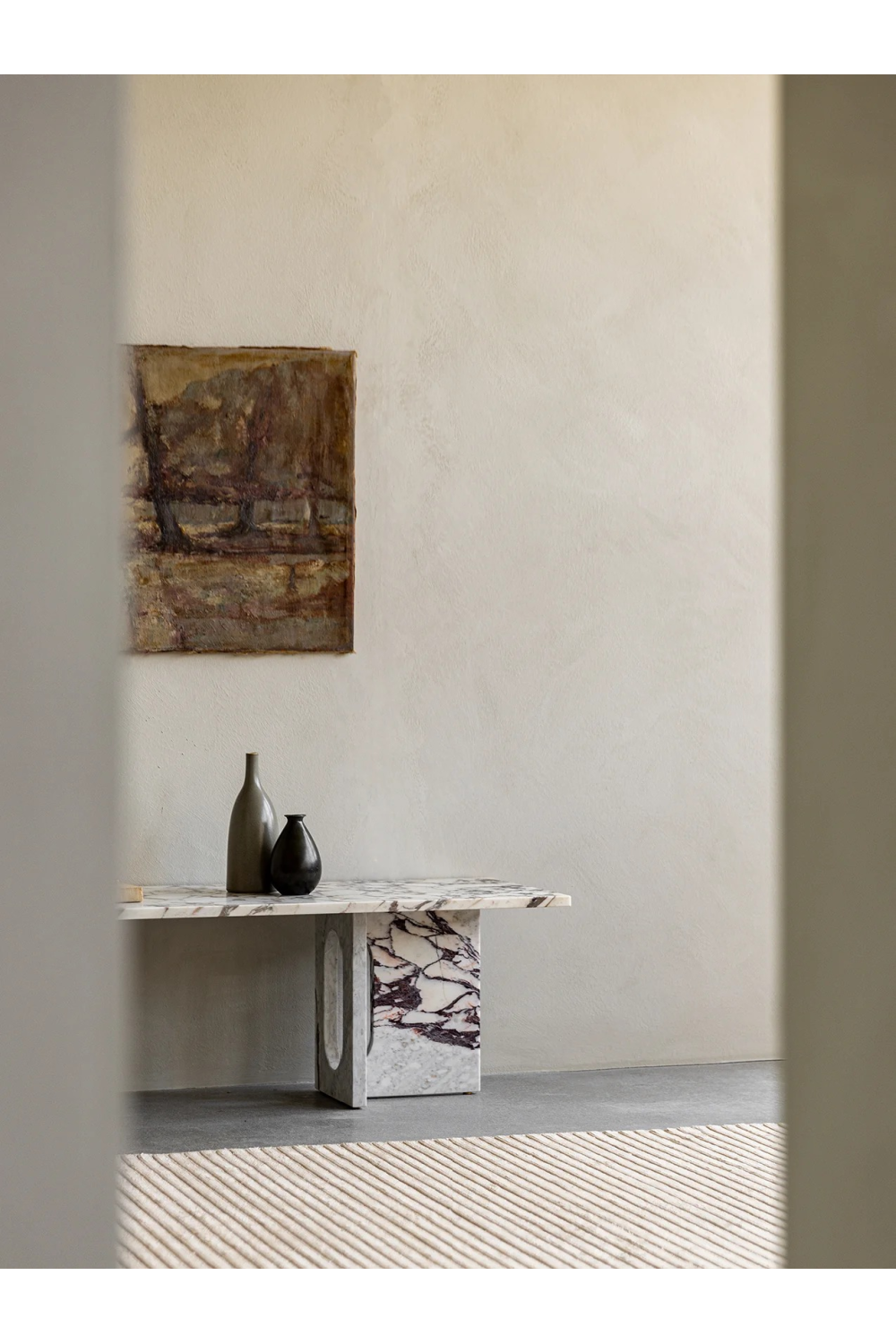 Solid Marble Lounge Table | Audo Copenhagen Androgyne | Oroa.com