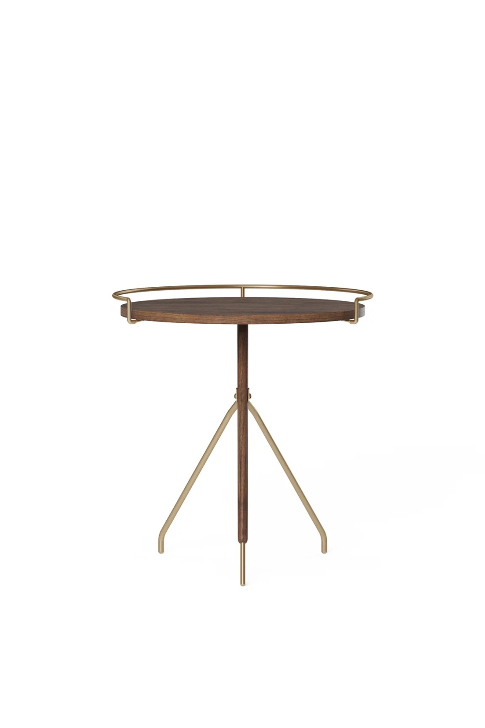 Solid Walnut Tripod Side Table | Audo Copenhagen Umanoff | Oroa.com