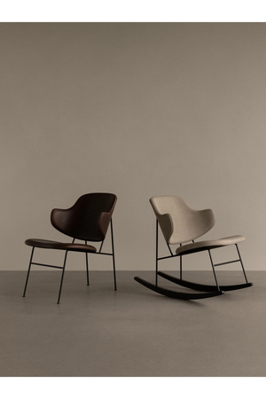 Upholstered Rocking Armchair | Audo Copenhagen The Penguin | Oroa.com