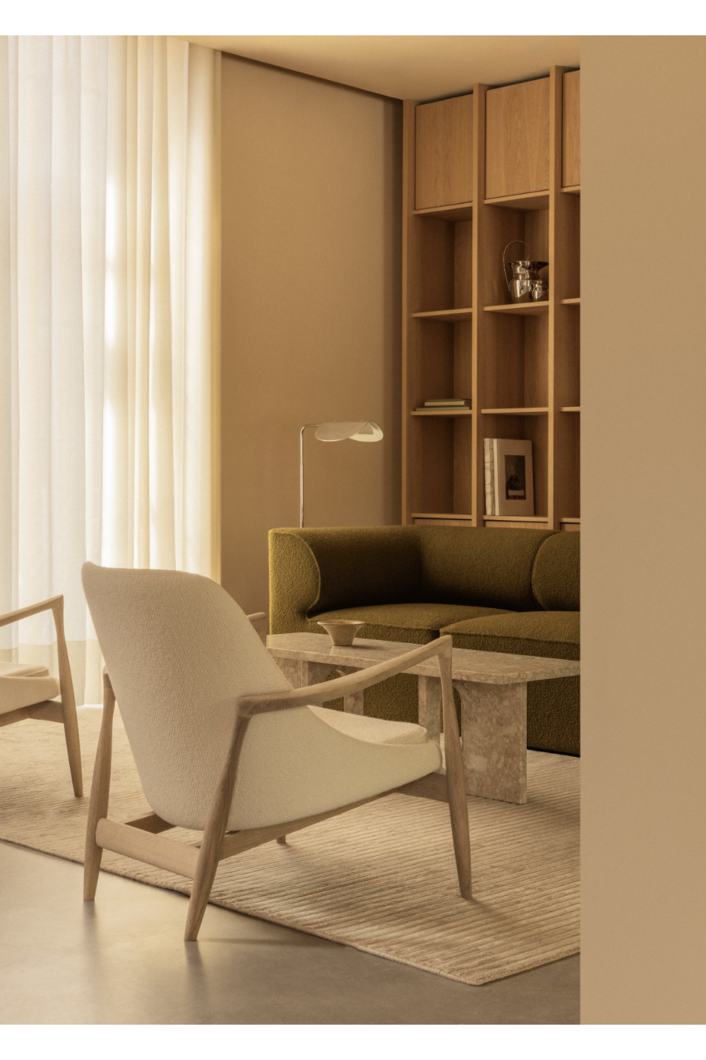 Sleigh Back Lounge Chair | Audo Copenhagen Elizabeth | Oroa.com