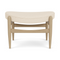 Wooden Base Padded Ottoman | Audo Copenhagen Elizabeth | Oroa.com