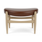 Wooden Base Padded Ottoman | Audo Copenhagen Elizabeth | Oroa.com
