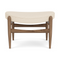 Wooden Base Padded Ottoman | Audo Copenhagen Elizabeth | Oroa.com