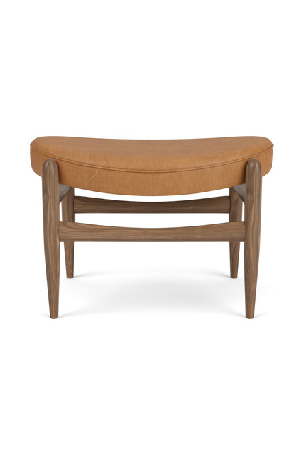 Wooden Base Padded Ottoman | Audo Copenhagen Elizabeth